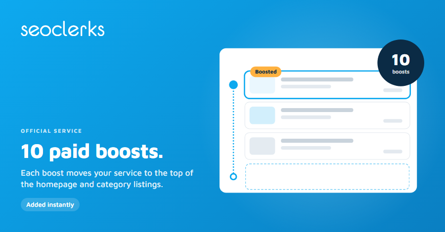 10 paid boosts instantly