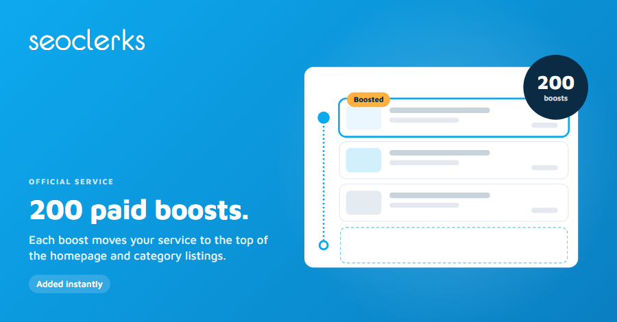 200 paid boosts instantly
