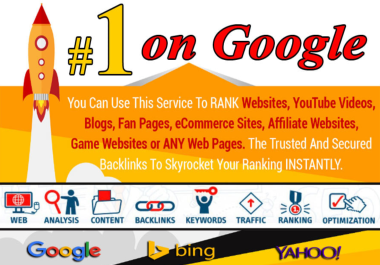 TOP Rankings with Power SEO Package,  White Hat Links