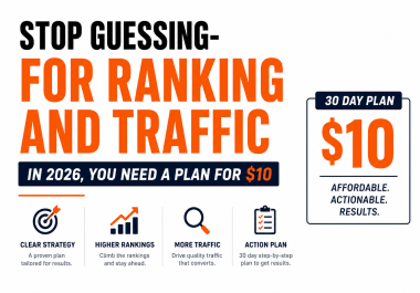 Stop Guessing- For Ranking and Traffic in 2026,  you need a plan