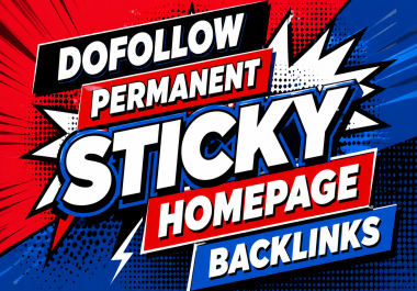 I will provide 350 DA50+ dofollow permanent homepage backlinks