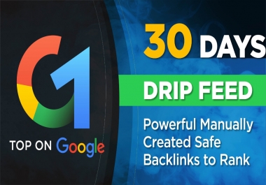 Latest - Powerful MANUALY created Safe Backlinks to Rank TOP on GOOGLE