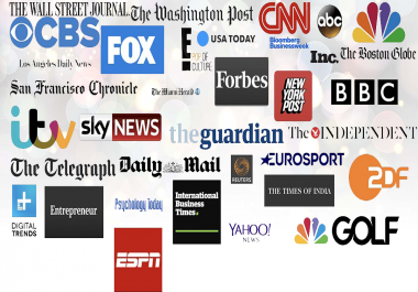 Get you backlink from Forbes,  Huffington Post,  Entrepreneur,  The Guardian etc