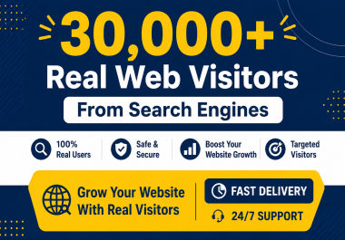 Boost Your Website with 30000+ Real Search Engine Visitors