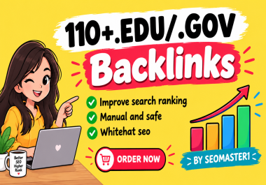 110 Authority EDU SEO Backlinks Mixed Profile & Blog Comment Pack