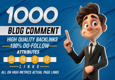 Rank Higher on Google - 1000 Manual Backlinks Premium Quality,  High DA Up to 99 & Google-Safe