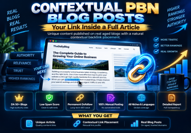 Build Permanent Dofollow 2000 Contextual PBN Backlinks in Unique Articles High DA50+ Low Spam