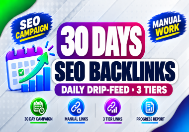 RANK YOUR WEBSITE ON GOOGLE With 30 Day Drip Feed 3 Tier High DA DR Backlinks
