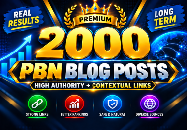 Build Permanent Dofollow 2000 Contextual PBN Backlinks in Unique Articles High DA50+ Low Spam