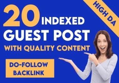 I will publish article SEO guest post backlink high quality