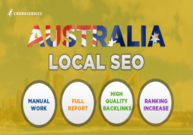 Australia Local SEO - full manual work