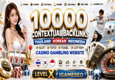 10000 Contextual Backlinks Thailand Korea Indonesia Slot Toto Togel Lottery Casino Gambling Websites