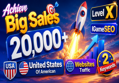 Accelerate Sales Growth 20,000 USA United States American Websites Traffic 2 Keywords