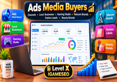 Ads Media Buyers Channels Local Businesses Gaming Studio Telecom Brands Fashion Labels Beauty Brands