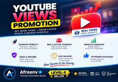 2,000 High-Quality YouTiube Views + 50 Free Likes