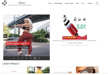 Professionally built Woocommerce webstore
