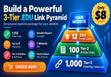 Build a Powerful 3-Tier. EDU Link Pyramid for Your Website