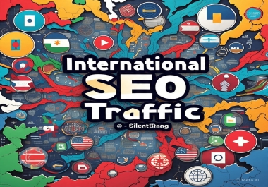 International SEO Traffic 100,000 Accepted Countries Monaco France Spain Brazil Indonesia Netherland