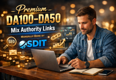 Premium 80 DA100-DA50 Mix Authority Links Manually Done