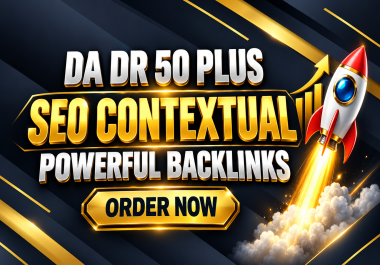I will rank website with 100 quality DA DR 50 plus dofollow SEO contextual backlinks