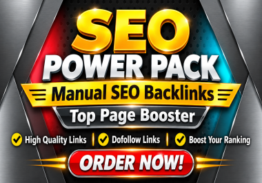 I will do Top Page Booster - SEO Power Pack 1,500+ High Authority Backlinks