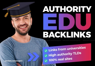 50 EDU Profile Backlinks from Universities