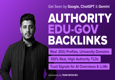 50 EDU Profile Backlinks from Universities