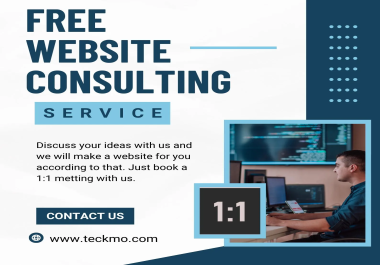 Free Website Consulting 1-on-1 Expert Guidance