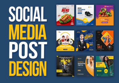I will design social media post graphics for Facebook,  Instagram ads