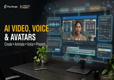 I Will Create AI Videos With Voice and Talking Avatars