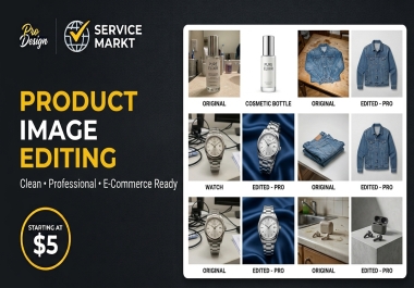 I Will Professionally Edit Your Product Images