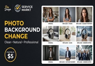 I Will Change the Background of Your Photos Professionally