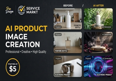 I Will Create Professional AI Product Images