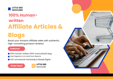 Affiliate Article Writing Service - Single Reviews,  Listicles & Comparisons