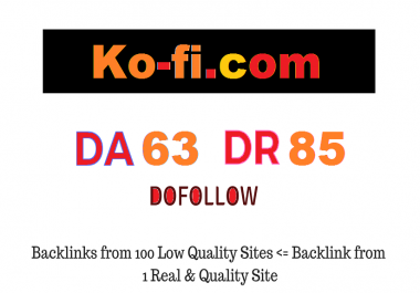 Guest Post on Ko-fi. com DA63 DR85