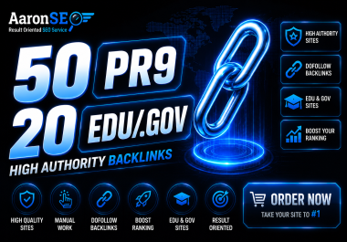 I will manually do 50 PR9 + 20 ED/OV Safe SE0 PR Backlimks 2026 Best Results