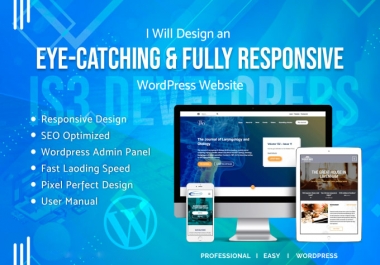 I will develop a beautiful custom real estate website in WordPress and lending pages