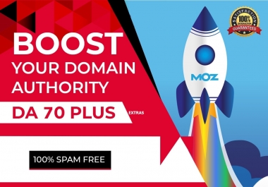 Boost Your Website Moz Domain Authority DA35 Plus 0rganically - No Redirect Links