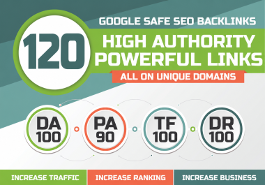 I Will MANUALLY Do 120 Unique SEO Backlinks on DA100 Sites PLUS ED and G0V