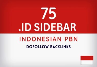 Get Powerful 75 Indonesia. ID PBN Sidebar Homepage Backlinks