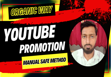 I will promote your youtube URL natural organic relevant seo links