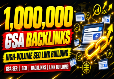 Get 1,000,000 GSA Backlinks - Casino,  Poker,  Gambling,  Slot & Toto Sites