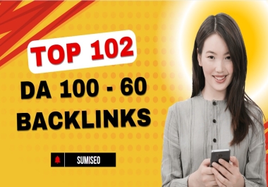 102 Sites with DA 60 to 100 for SEO Growth