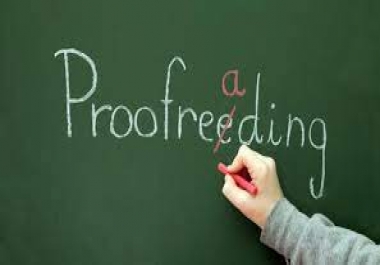 Professional proof reader at your request