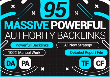 build high quality SEO backlinks from da30 to da 100 sites manually
