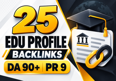 DO 25 PLUS US BASED EDU-GOV Backlinks ON DA90 UNIQUE DOMAINS Manually