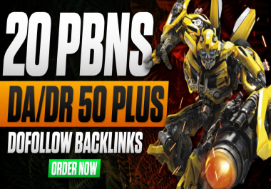 Make 20 Permanent High DA PA Contextual PBN Backlinks