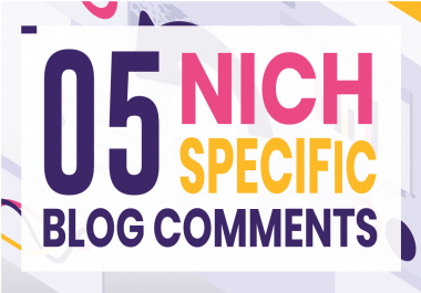I will provide 05 High DA 30+ Niche Backlinks human generated