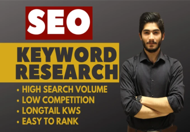 KEYWORD Research I Will CONDUCT Professional Keyword Research On ur Website or Businesses