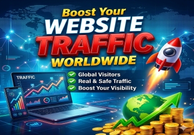 Website Traffic ORGANIC TRAFFIC - Drive 100+ ORGANIC Fresh HUMAN Traffic To Your Website or ANY PAGE